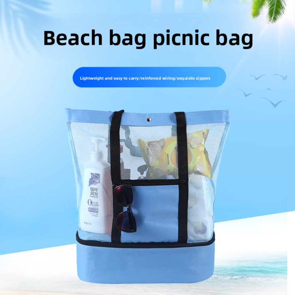 Tote Bag Beach - 1 stuks multifunctionele thermische koeltas voor