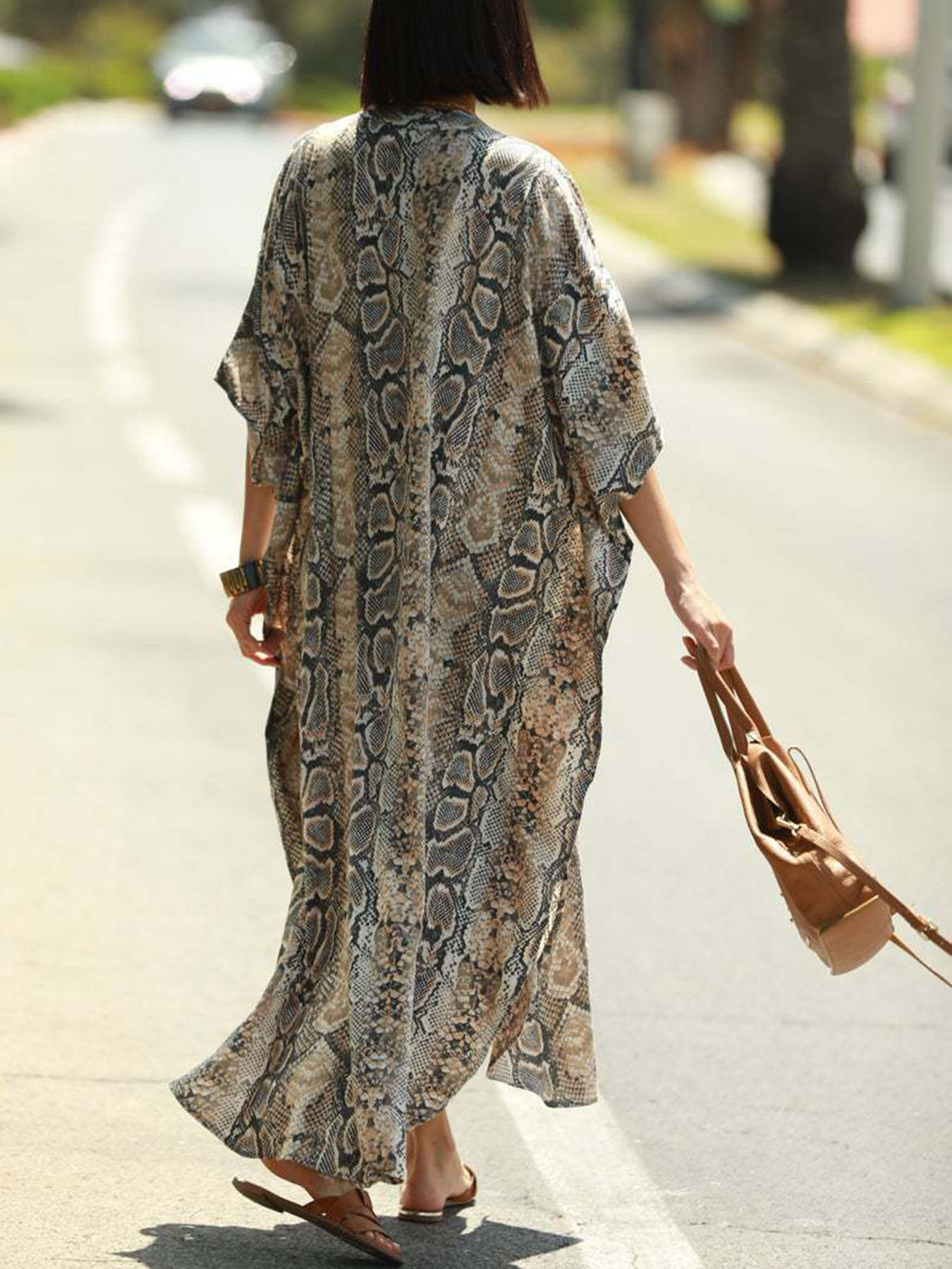Strandjurk met Boheemse print  - Cover Up Kaftan recensie en prijs