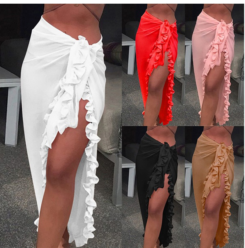 5 kleuren Ruche Sarong voor Vr - Cover Up Kaftan recensie en prijs