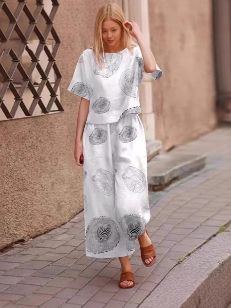 2025 Lente Zomer Nieuwe Plus S - Linen Pant Wide recensie en prijs