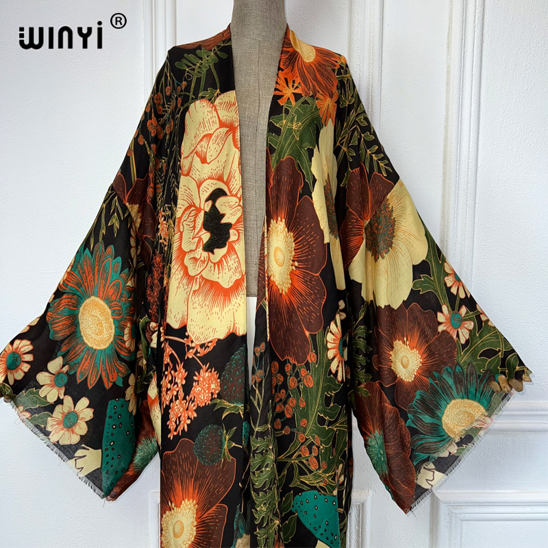 WINYI Afrika Mode Zomer Kimono - Cover Up Kaftan recensie en prijs