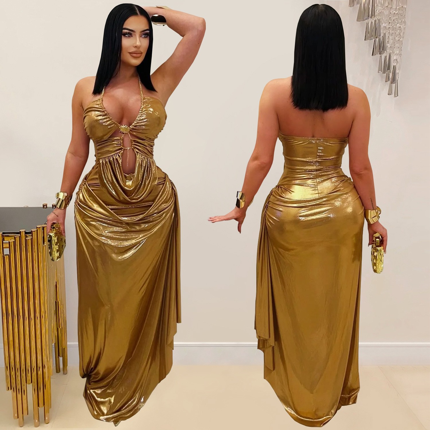 Bruiloftsgastjurk Avondjurk me - Maxi Dress Halter recensie en prijs