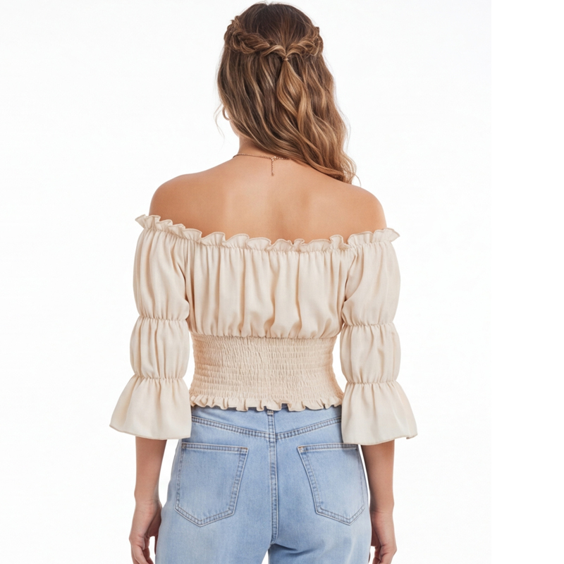 Renaissance blouse dames top m - Blouse Off Shoulder recensie en prijs