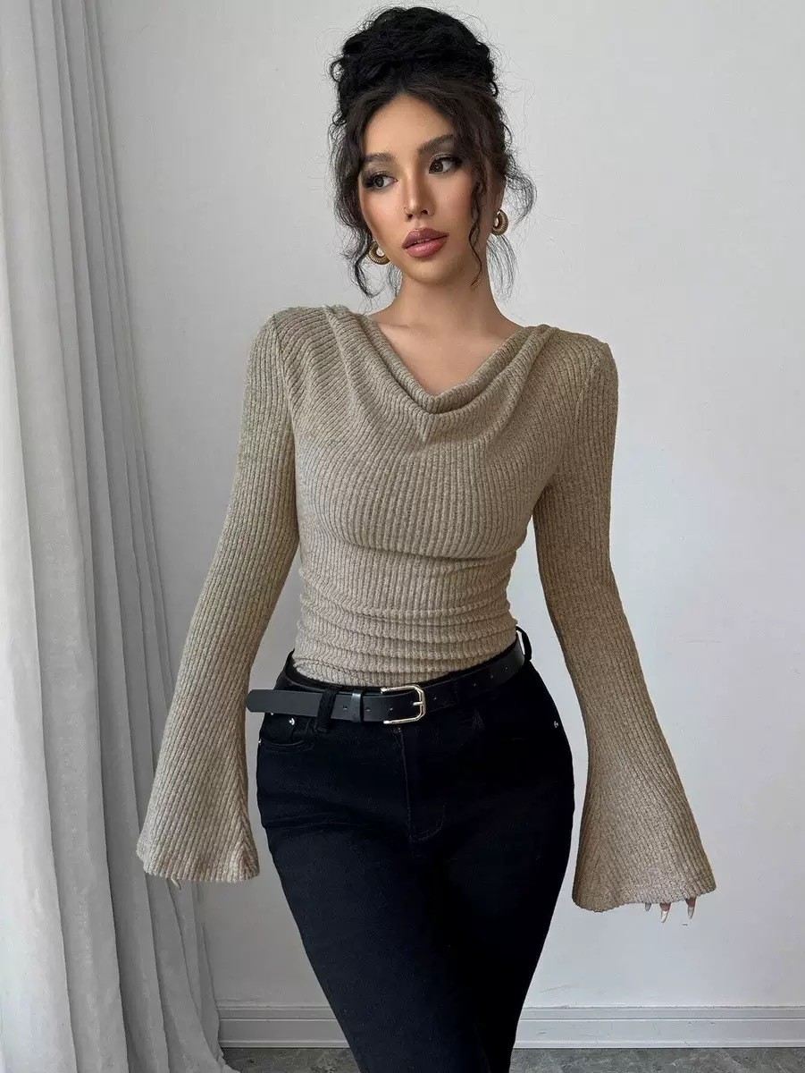 Damesblouse Off-Shoulder Cowl  - Blouse Off Shoulder recensie en prijs