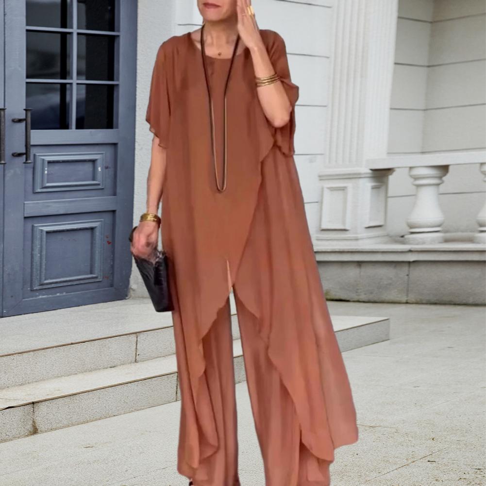 Dames katoenen linnen broekset - Linen Pant Wide recensie en prijs