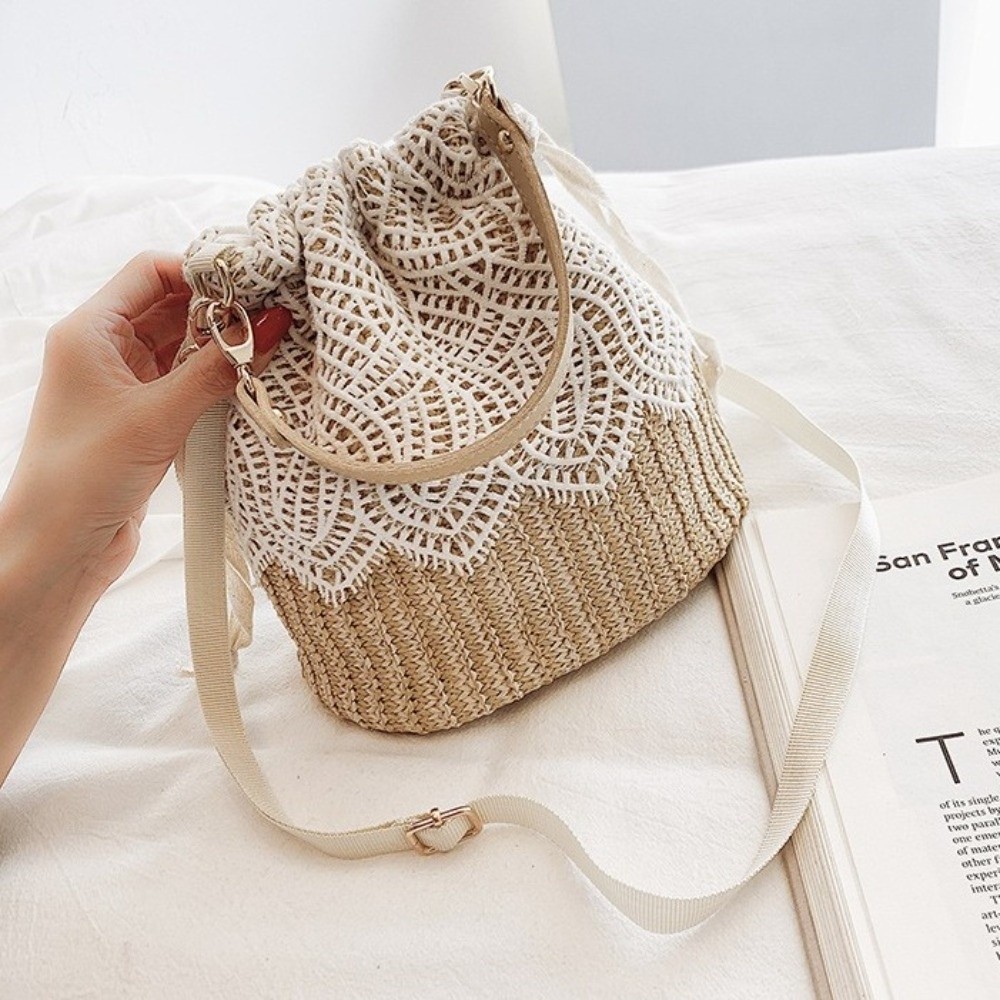 Draagbare kanten schoudertas v - Tote Bag Beach recensie en prijs